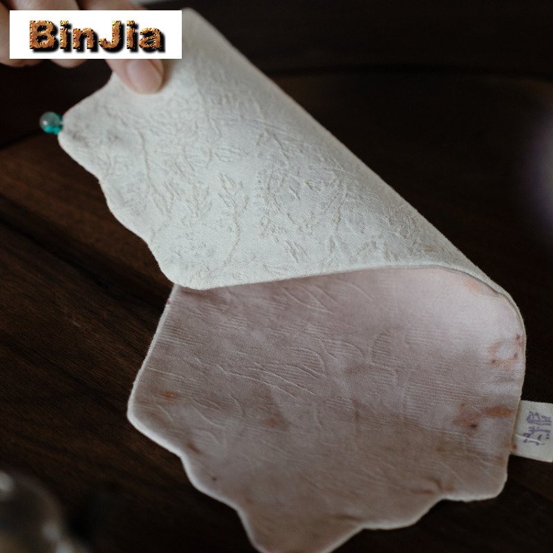 Japanese Tea - Alas Meja Teh Katun Linen Gaya