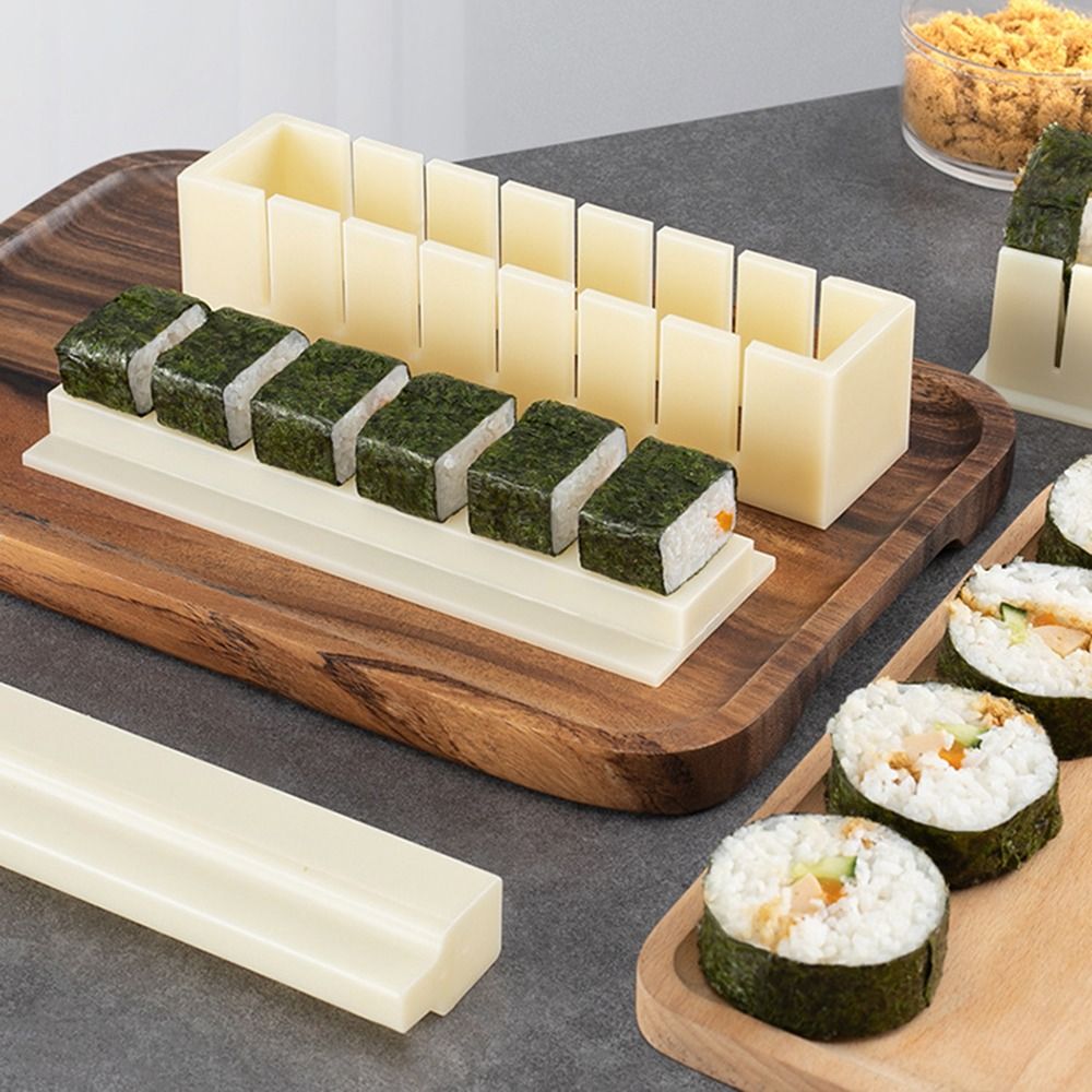 Sushi Making Kit - 3pcs/set Peralatan Pembuat Sushi Plastik Bentuk