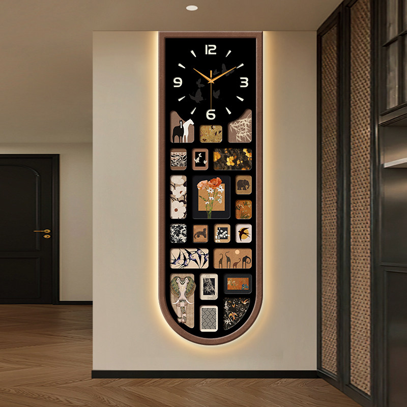 Japanese Luxury Lifestyle - Jam Dinding Keamanan Vertikal Jam Dinding