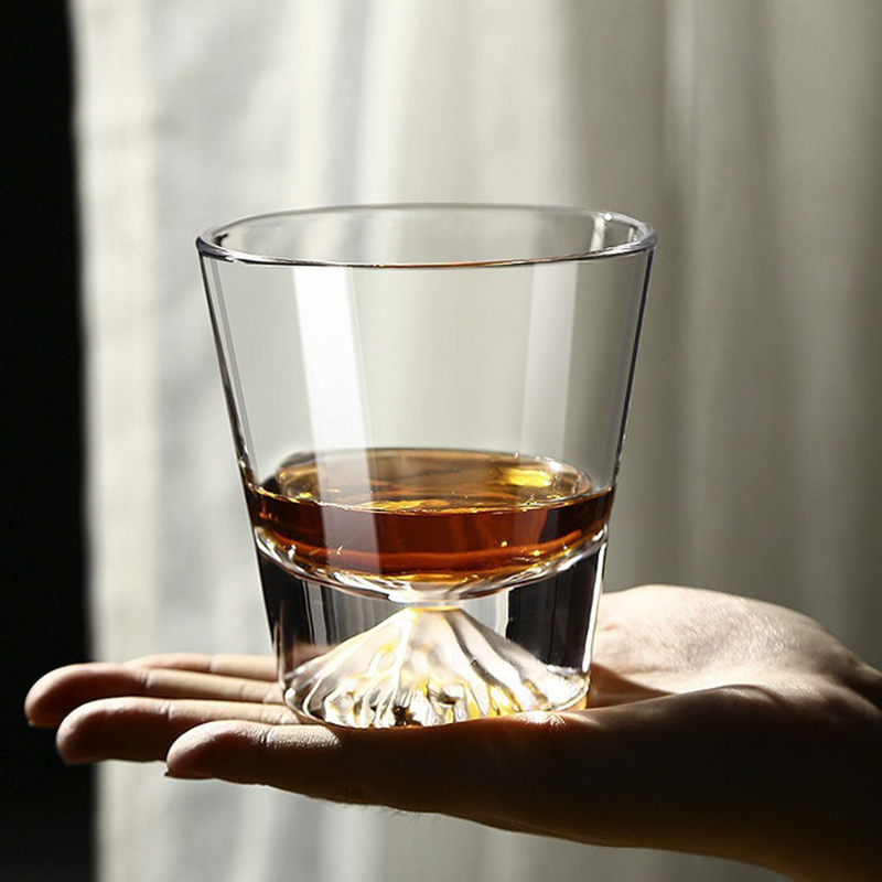 Japanese Tea - Kacamata anggur gaya Jepang Fuji, 2