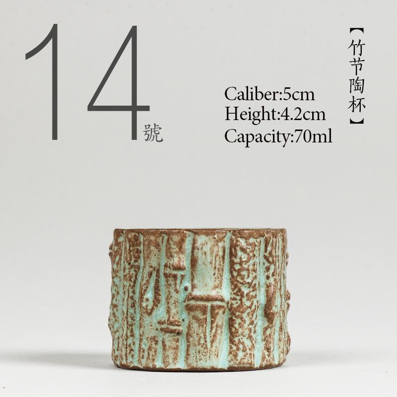 Japanese Pottery - NO.014 cangkir teh keramik, kualitas tinggi