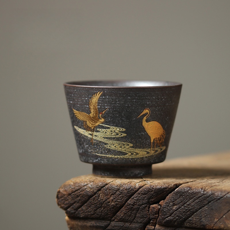 Japanese Pottery - 100ML Cangkir Teh Derek Jepang Buatan