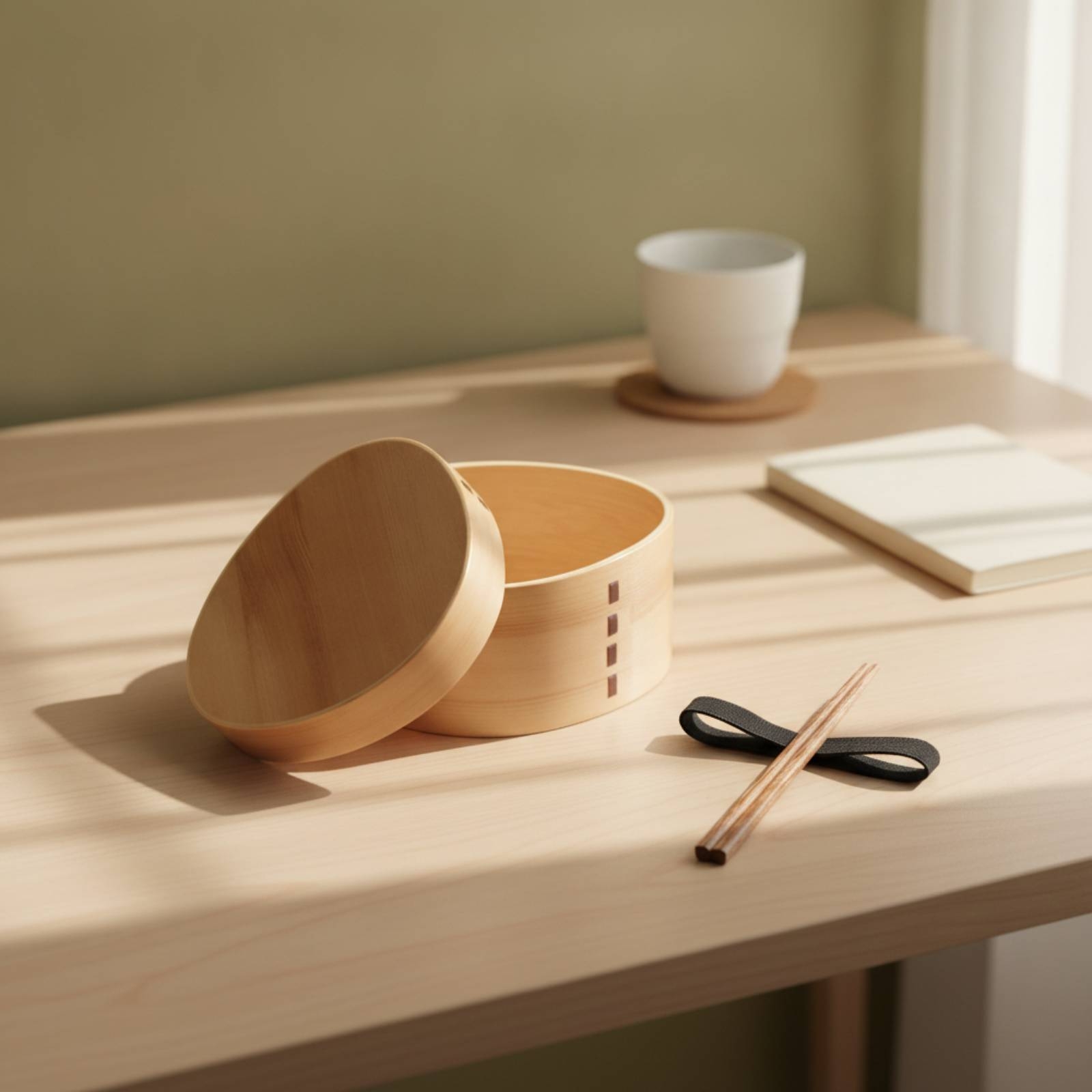 Bento Box - Kotak Bento Kayu Gaya Jepang dengan