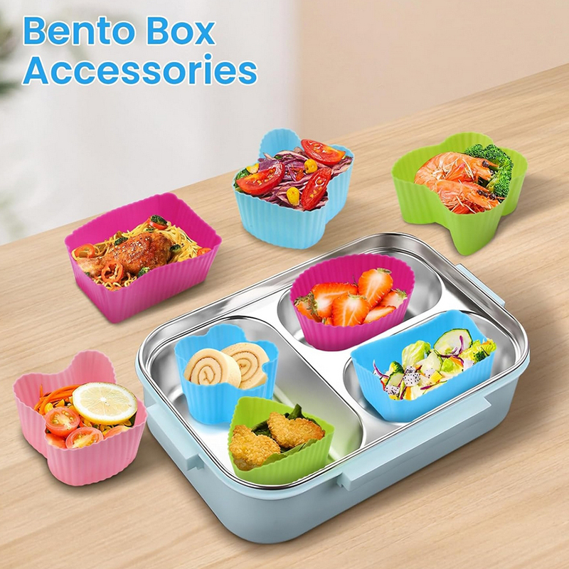 Bento Box - 8 Buah Pembagi Kotak Makan Siang
