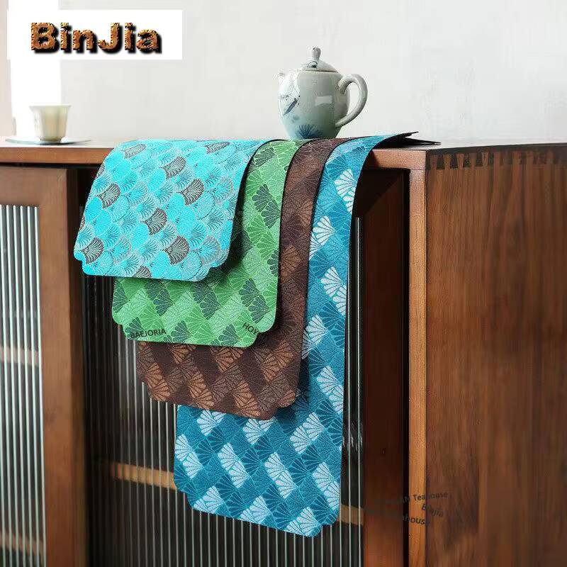 Japanese Tea - Alas Meja Teh dari Kain Busa