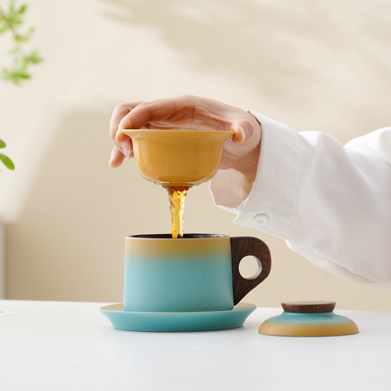 Tembikar Kasar Set Kopi Gaya J - Japanese Pottery ulasan dan harga