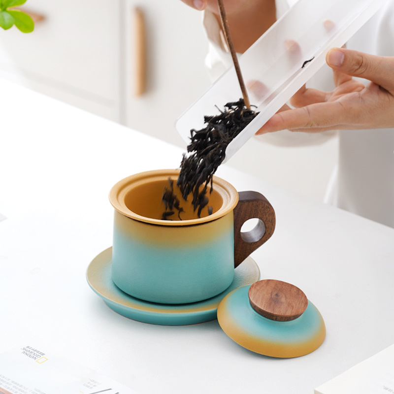 Tembikar Kasar Set Kopi Gaya J - Japanese Pottery ulasan dan harga