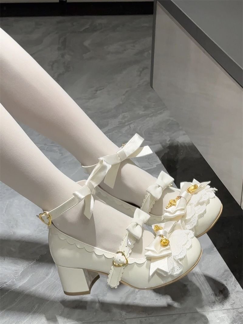 Sepatu Lolita Kawaii dengan Ge - Japanese Tea ulasan dan harga