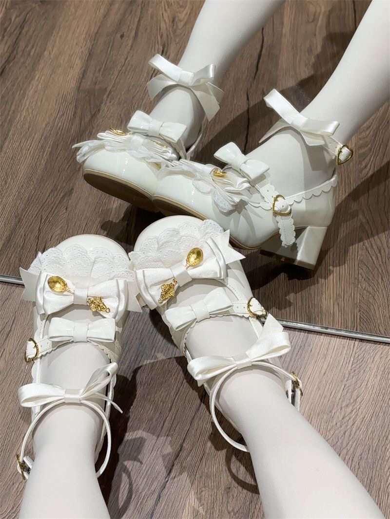 Sepatu Lolita Kawaii dengan Ge - Japanese Tea ulasan dan harga