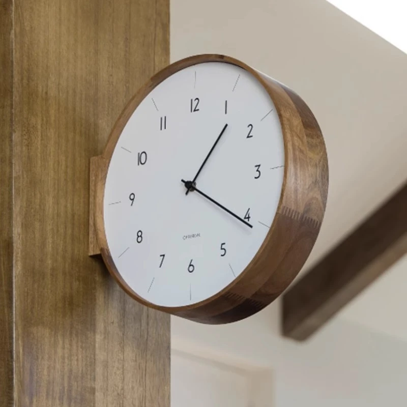 Jam Dinding Kayu Solid Bergaya - Japanese Luxury Lifestyle ulasan dan harga