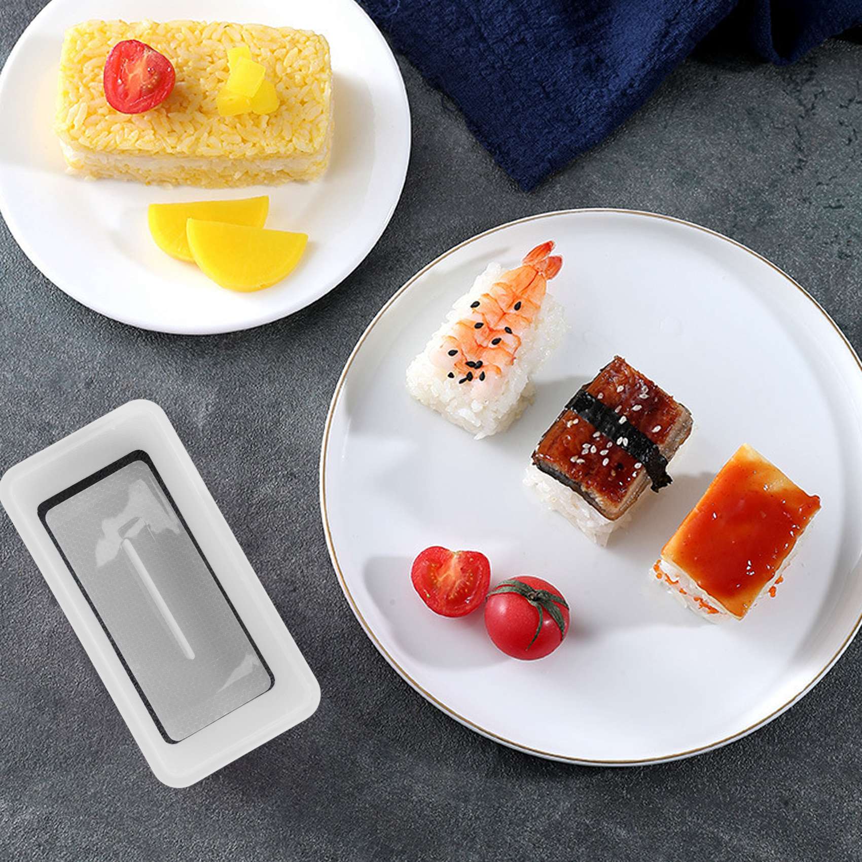 4 Buah Cetakan Tekan Pembuat M - Sushi Making Kit ulasan dan harga