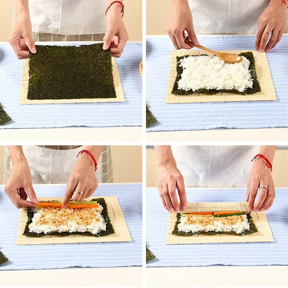 Tikar Sushi Bambu Indah dengan - Sushi Making Kit ulasan dan harga