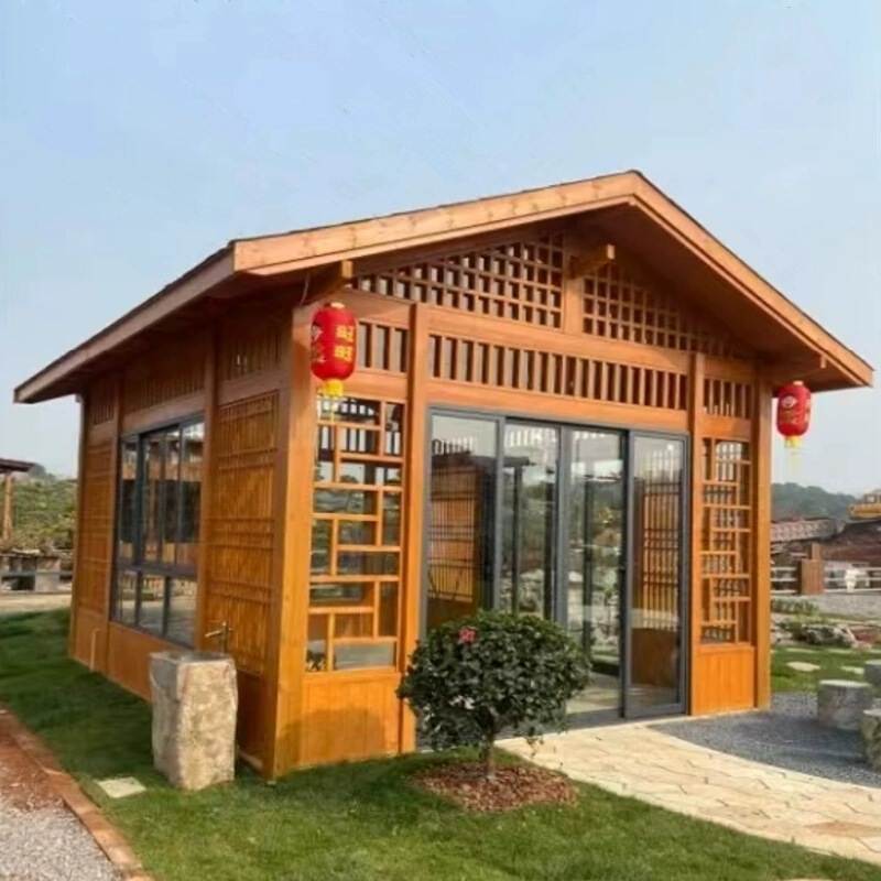 Rumah kayu antik untuk taman l - Japanese Tea ulasan dan harga