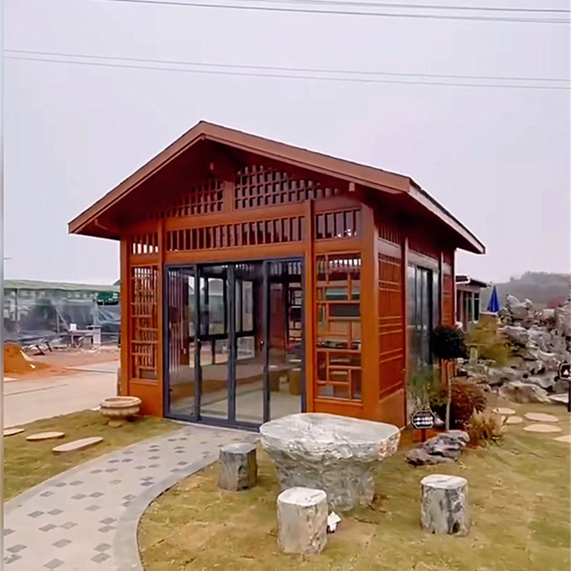 Rumah kayu antik untuk taman l - Japanese Tea ulasan dan harga