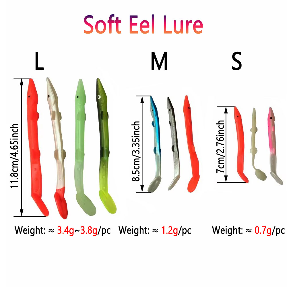 8pcs Umpan Ikan Plastik Lunak  - Furoshiki ulasan dan harga
