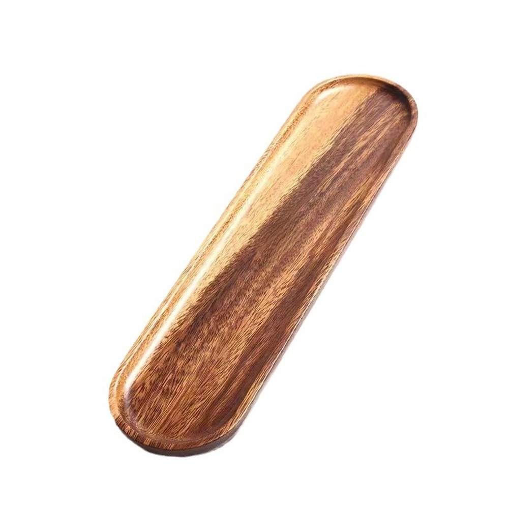 Nampan Kayu Walnut Peralatan M - Japanese Snacks ulasan dan harga