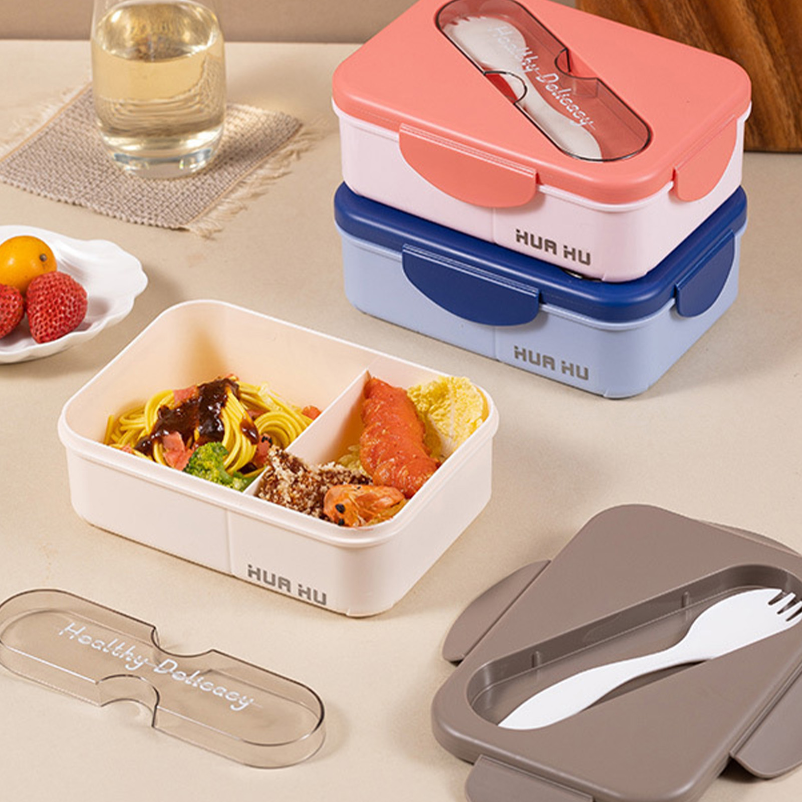 Kotak makan siang siswa dengan - Bento Box ulasan dan harga