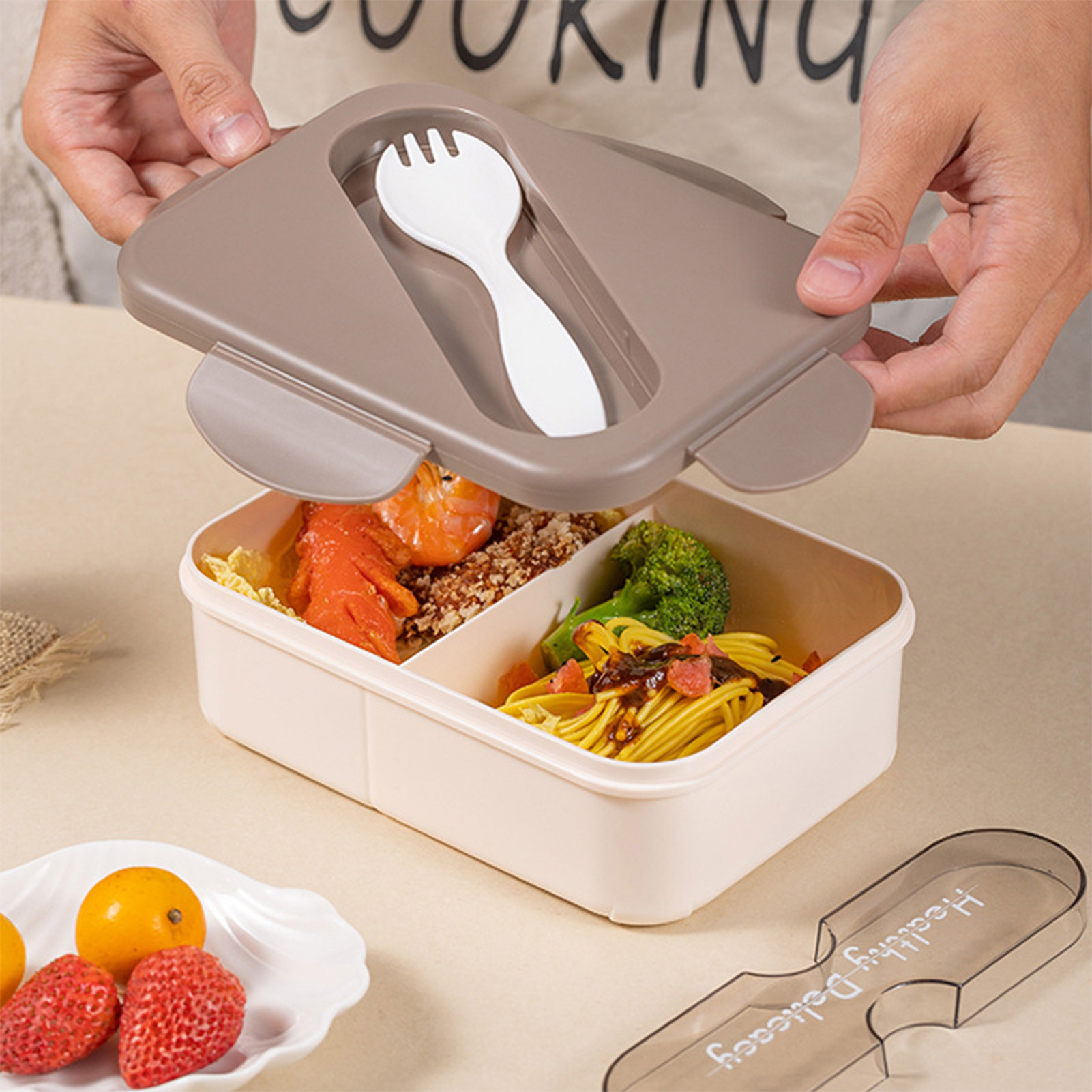 Kotak makan siang siswa dengan - Bento Box ulasan dan harga