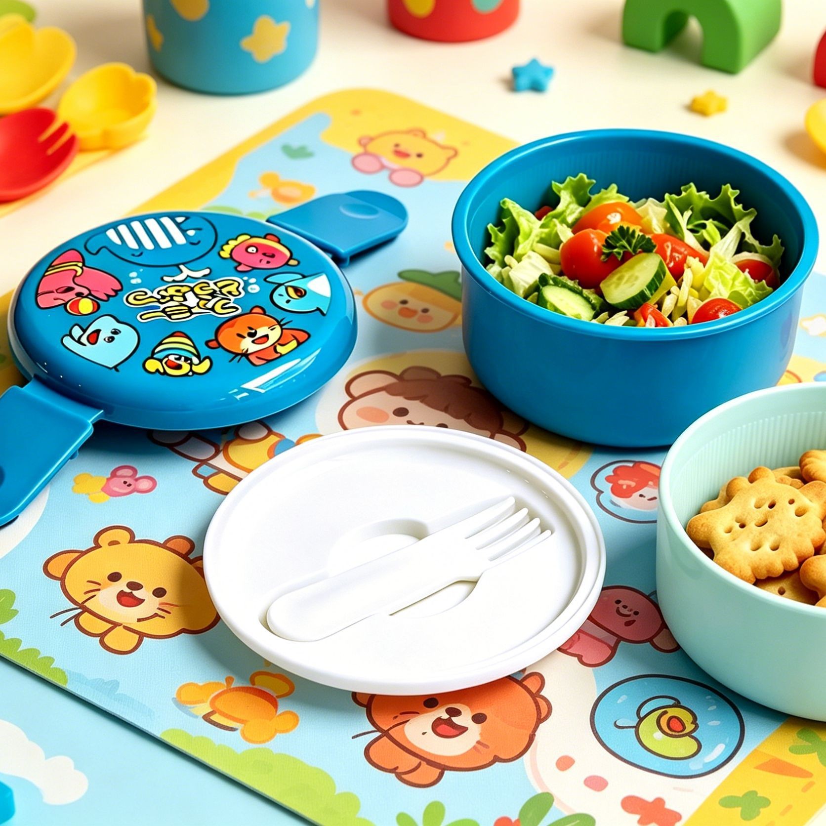 Kotak Makan Siang Hewan Mini K - Japanese Snacks ulasan dan harga