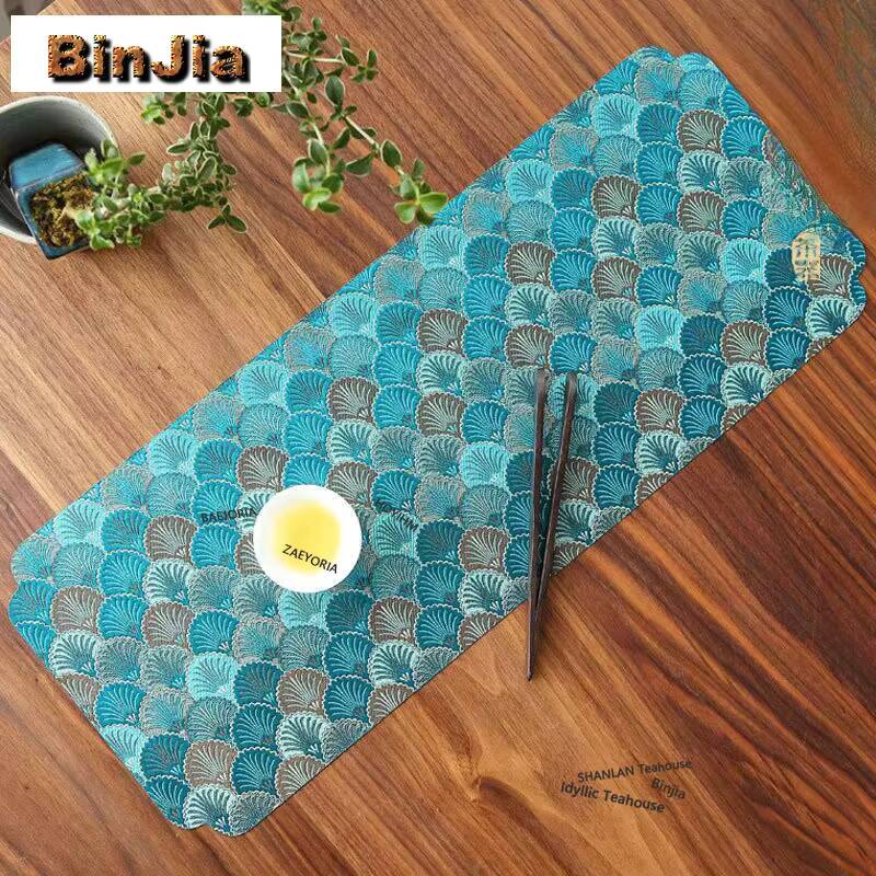 Alas Meja Teh dari Kain Busa K - Japanese Tea ulasan dan harga