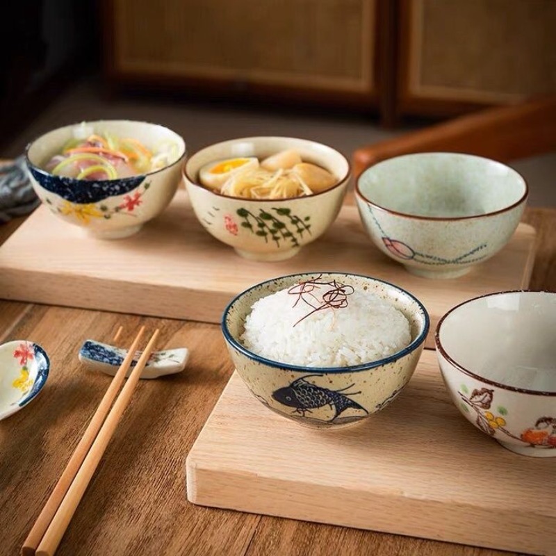 Mangkuk Nasi Keramik Gaya Jepa - Japanese Pottery ulasan dan harga